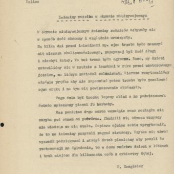 Imieniny rodzica w okresie międzywojennym