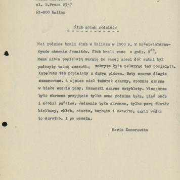 Ślub moich rodziców