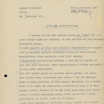 Drobiazgi folklorystyczne