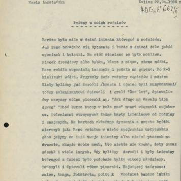 Imieniny u moich rodziców