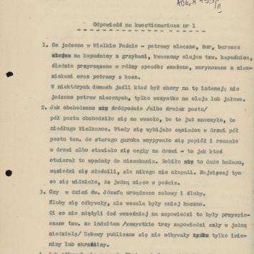 Co jedzono w Wielkim Poście