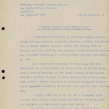 Ostatni Tydzień Świąt Wielkiej Nocy