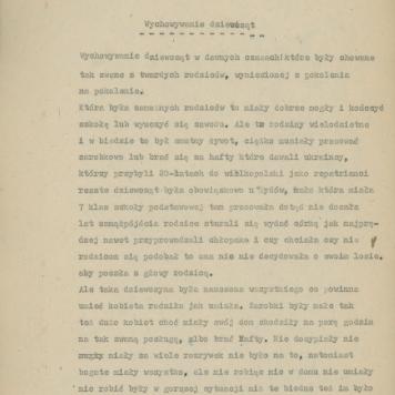 Wychowywanie dziewcząt