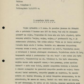 1 września 1939 roku