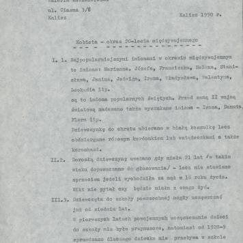 Kobieta - okres 20-lecia międzywojennego