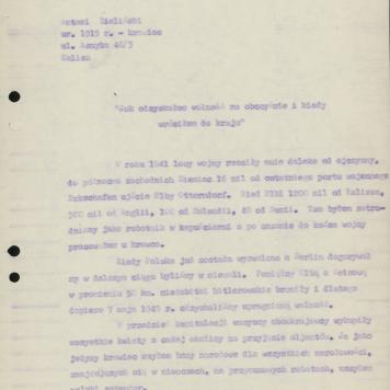 Jak odzyskałem wolność na obczyźnie i kiedy wróciłem do kraju