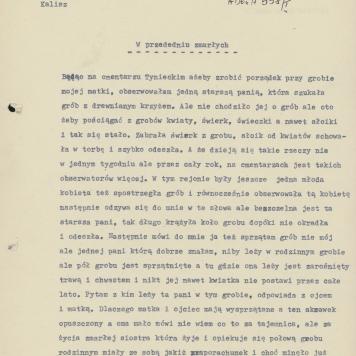 W przededniu zmarłych