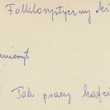 Tok pracy hafciarza ręcznego