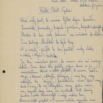 Wielki Post. Tydzień