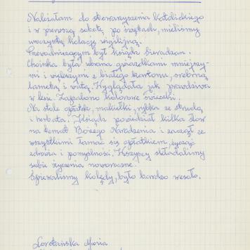 Moje wspomnienie choinki urządzanych poza domem