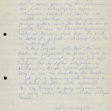 Pogrzeb z czasów przedwojennych