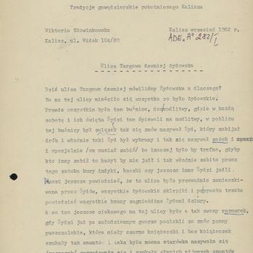 Ulica Targowa, dawniej Żydowska