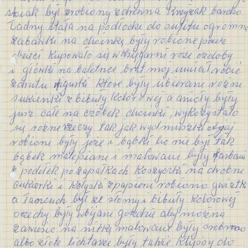 Choinka w moim domu w roku 1925