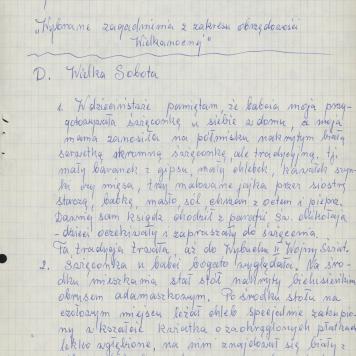 Wybrane zagadnienia z zakresu obrzędowości wielkanocnej