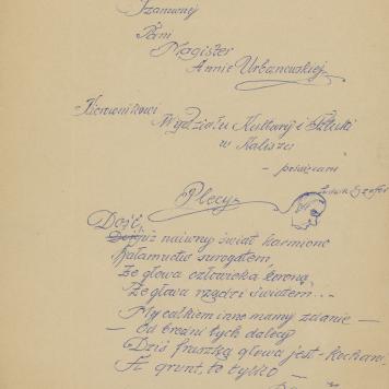 Wielce Szanownej Pani Magister Annie Urbanowskiej