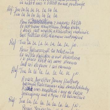 O pracy Koła Kaliskiego