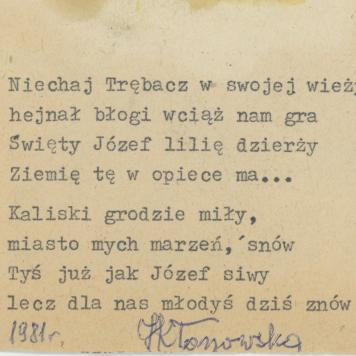 Niechaj trębacz w swojej wieży