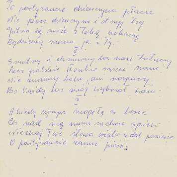 Po partyzancie dziewczyna płacze