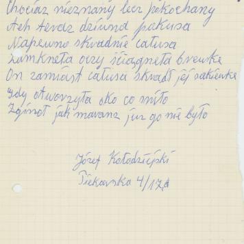 Oboje siedzieli w pustem wagonie