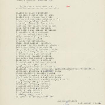 Kalisz, me miasto rodzinne