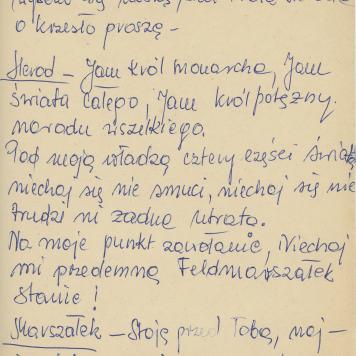 Herody - scenka z przedstawienia