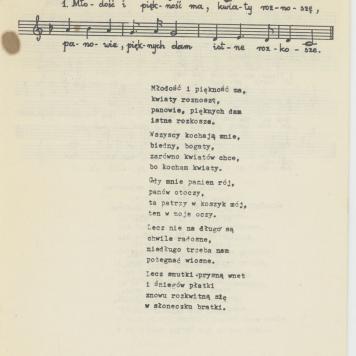 W Kaliszu nad Prosną - zbiór pieśni, cz. 2