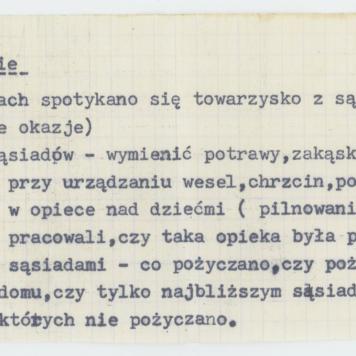 Współżycie sąsiedzkie - wytyczne konkursu Koła Miłośników Folkloru Miasta Kalisza