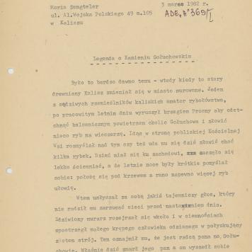 Legenda o Kamieniu Gołuchowskim