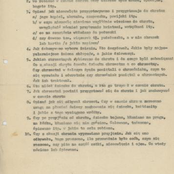 Chrzciny dawniej a dziś - wytyczne konkursu Koła Miłośników Folkloru Miasta Kalisza