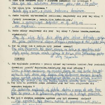 Ulica, podwórko, kamienica