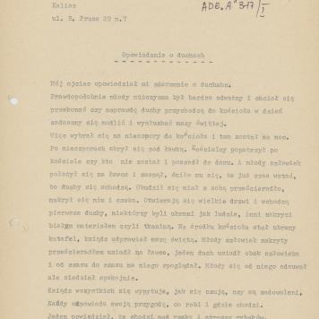 Opowiadanie o duchach