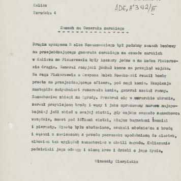 Zamach na generała carskiego