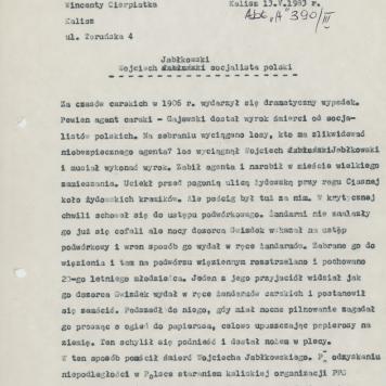 Wojciech Jabłkowski, socjalista polski