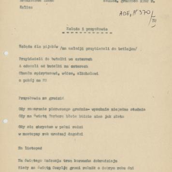 Kolęda i przysłowia