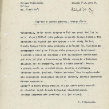 Zajście w czasie procesji Bożego Ciała