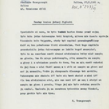 Smutny koniec jednej figlarki