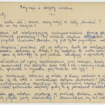 Zwyczaje i obrzędy weselne - wytyczne konkursu Koła Miłośników Folkloru Miasta Kalisza, cz. 1