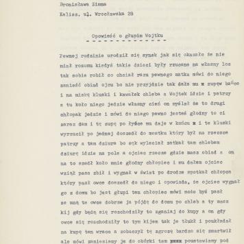 Opowieść o głupim Wojtku