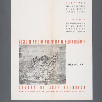 Plakat wystawy „Desenhos Kulisiewicz”