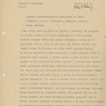 Legendy bożonarodzeniowe zasłyszane od babci