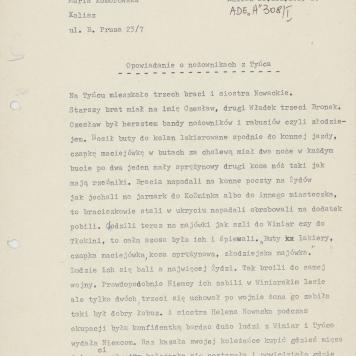 Opowiadanie o nożownikach z Tyńca