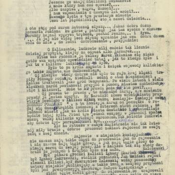 Opowiadanie pół wierszem, pół prozą o folklorze kaliskim