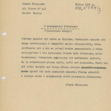 O nieuczciwej dłużniczce