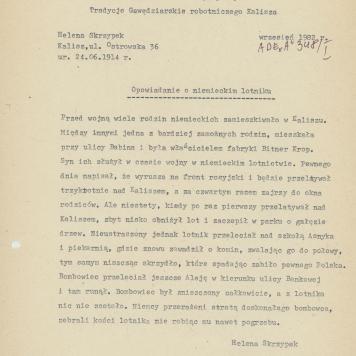 Opowiadanie o niemieckim lotniku