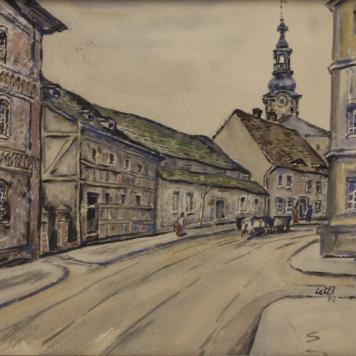 Widok ulicy Szkolnej Widok ulicy Szkolnej