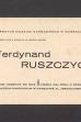 Zaproszenie na otwarcie wystawy "Ferdynand Ruszczyc"