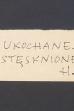 Karteczka z tekstem: "Dla Ukochanej od Stęsknionego H."