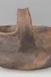 Czerpak gliniany dwustożkowy z taśmowym uchem 