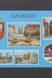 Gniezno, pocztówka wieloobrazkowa.